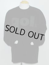 画像: gol.　デカロゴ長袖Tシャツ　ブラック