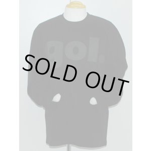 画像: gol.　デカロゴ長袖Tシャツ　ブラック