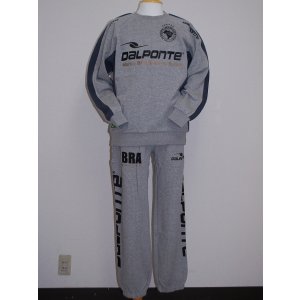 画像: DalPonte クルーネックスウェットセット　グレー