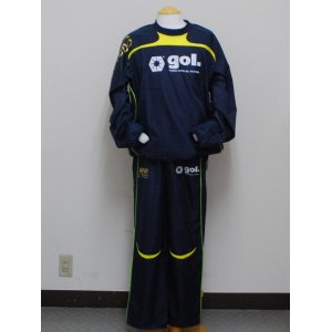 画像: gol.　ピステ上下セット　ネイビー