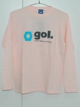 画像: gol.　chiquito長袖Tシャツ　ピンク