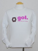 画像: gol.　レディース長袖Tシャツ　ホワイト