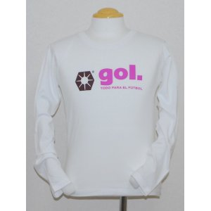 画像: gol.　レディース長袖Tシャツ　ホワイト