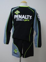画像: PENALTY　ウーブンプラスーツ上下セット　BLK