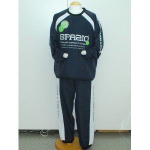 画像: SPAZIO　Musica FCピステ上下セット　ネイビー