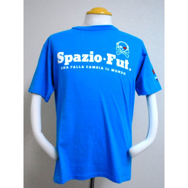 画像1: SPAZIO 2011ハートスカルTシャツ　ターコイズ (1)