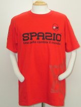 画像: SPAZIO　ハートスカルTシャツ　レッド