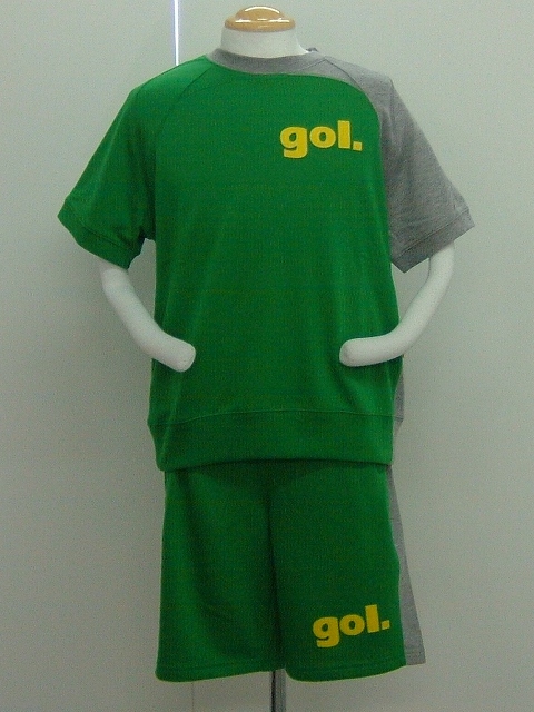 画像: gol.　スウェットショートパンツ　グリーン