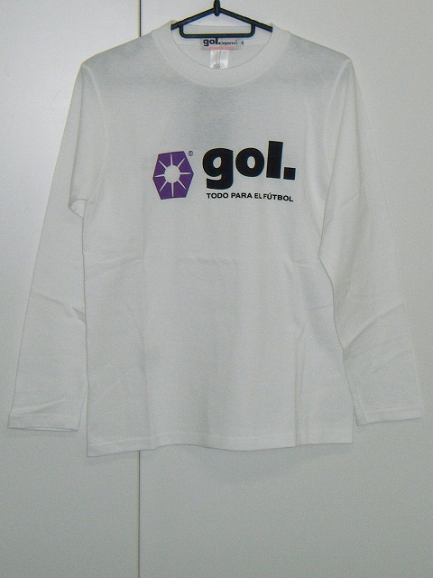 画像1: gol.　BOYS長袖Tシャツ　ホワイト (1)