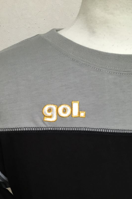 画像: gol. クラシックFUTBOLシャツ ブラック