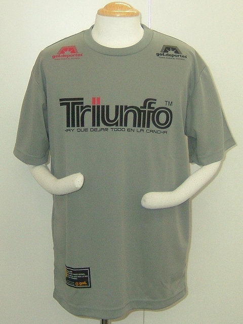 画像1: gol．　TriunfoポリTシャツ　グレー (1)