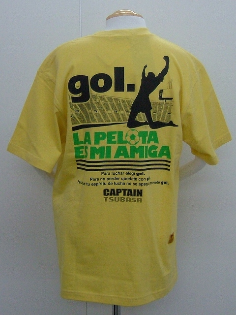 画像: gol.　キャプテン翼コラボTシャツA　イエロー