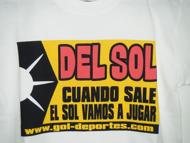 画像: gol.　BOYS DEL SOL Tシャツ　ホワイト