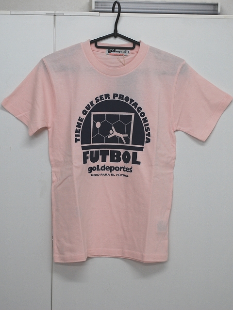 画像1: gol．　BOY'S FUTBOL Tシャツ　ピンク (1)