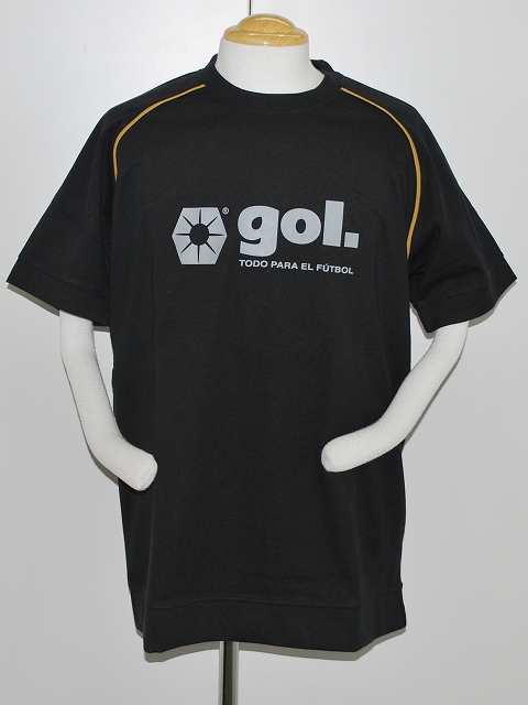 画像1: gol．　Wフェイス半袖Tシャツ　ブラック (1)
