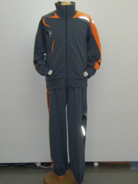 画像1: hummel　CR-S ZIPスウェットセット　スチール (1)