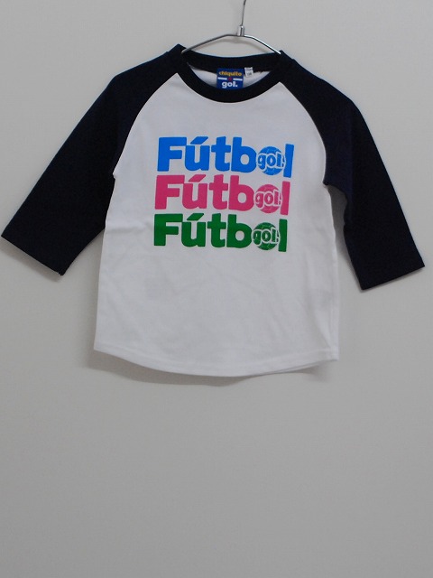 画像1: gol．　TODDLER3/4スリーブラグランTシャツ　ネイビー (1)