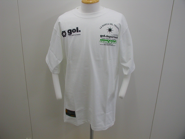 画像1: gol 　Tシャツ　white (1)