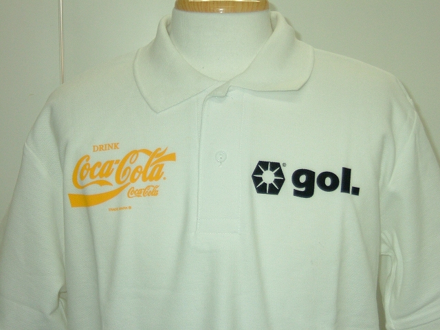 画像: gol.　CocaColaコラボポロシャツ　ARGENTINA　ホワイト
