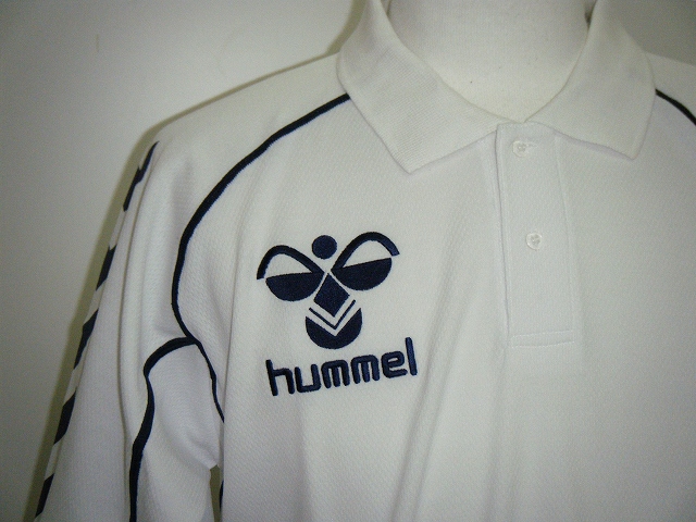 画像: hummel　ポロシャツ　ホワイト