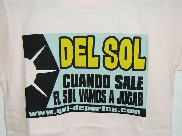 画像: gol.　BOYS DEL SOL Tシャツ　ピンク